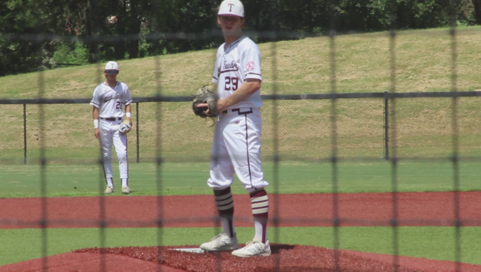 High School pitcher using
MAZCAP.